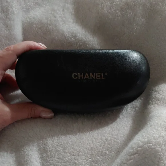 CHANEL | Accessories | Chanel Black Eyewear Case | Poshmark display picture 1